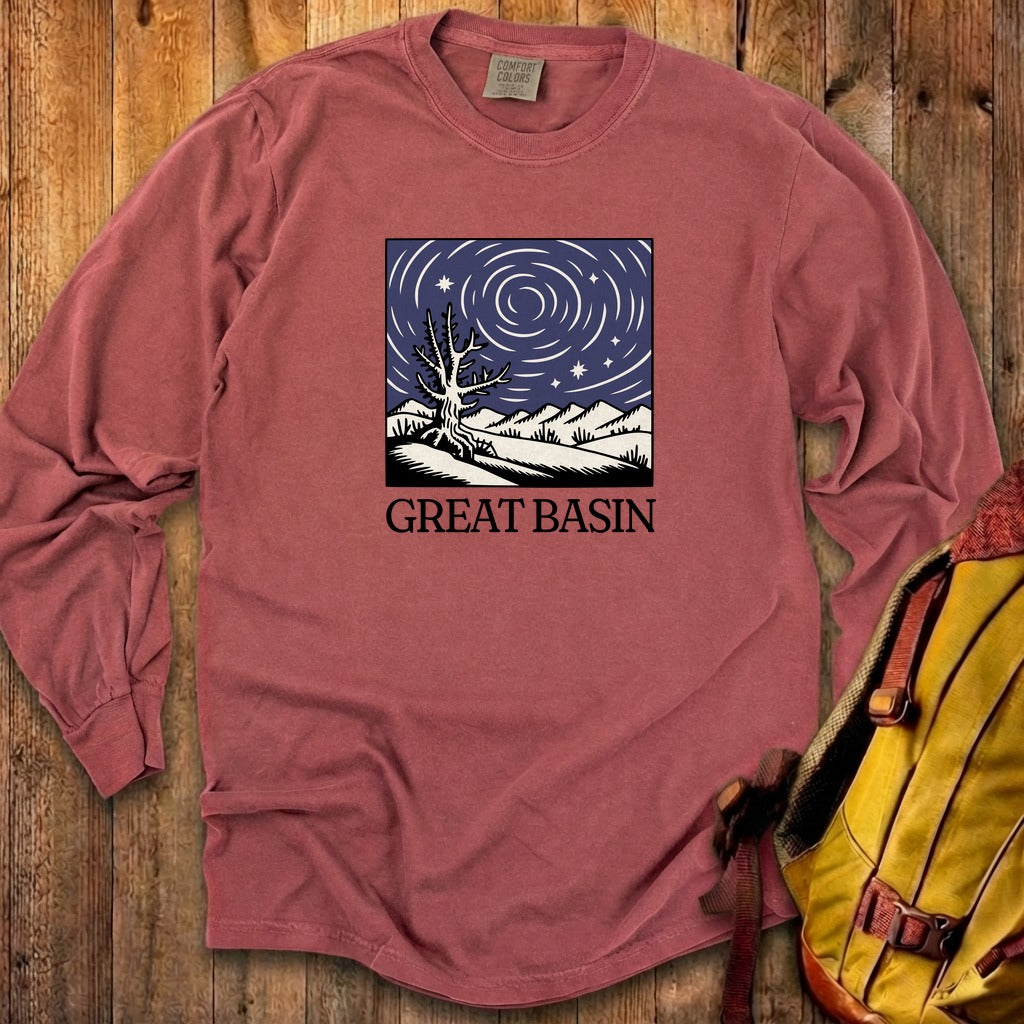 Great Basin National Park at Night Cotton Long Sleeve