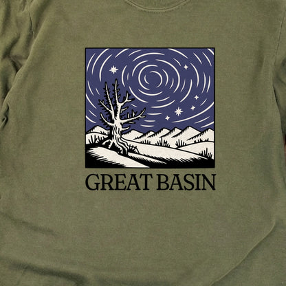 Great Basin National Park at Night Cotton Long Sleeve