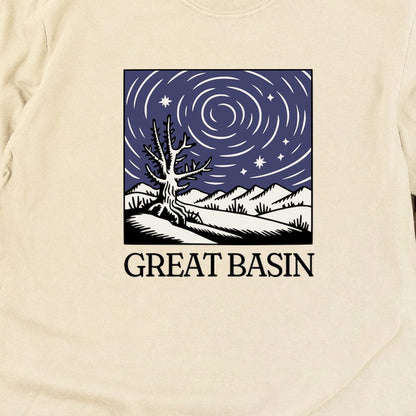 Great Basin National Park at Night Cotton Long Sleeve