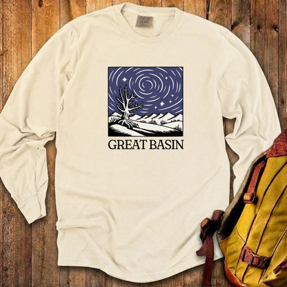 Great Basin National Park at Night Cotton Long Sleeve