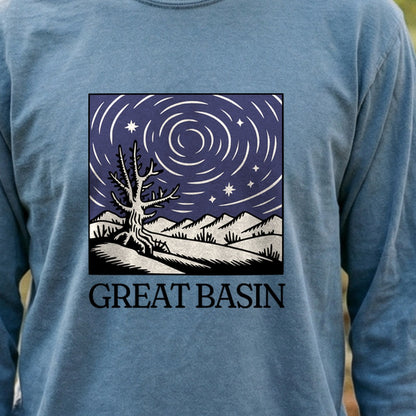 Great Basin National Park at Night Cotton Long Sleeve