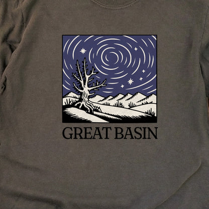 Great Basin National Park at Night Cotton Long Sleeve