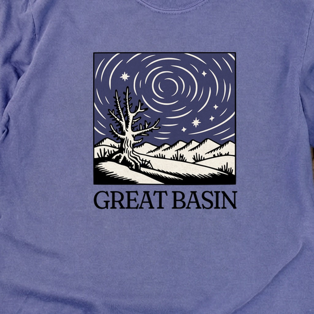 Great Basin National Park at Night Cotton Long Sleeve