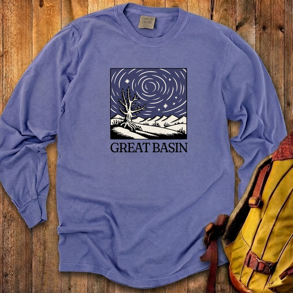 Great Basin National Park at Night Cotton Long Sleeve