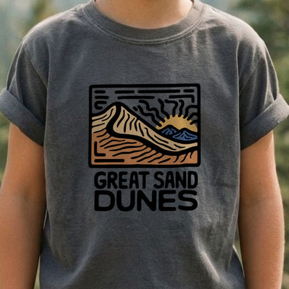 Great Sand Dunes National Park Kids Cotton T-Shirt