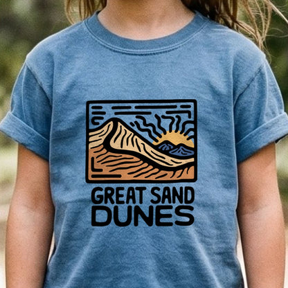 Great Sand Dunes National Park Kids Cotton T-Shirt