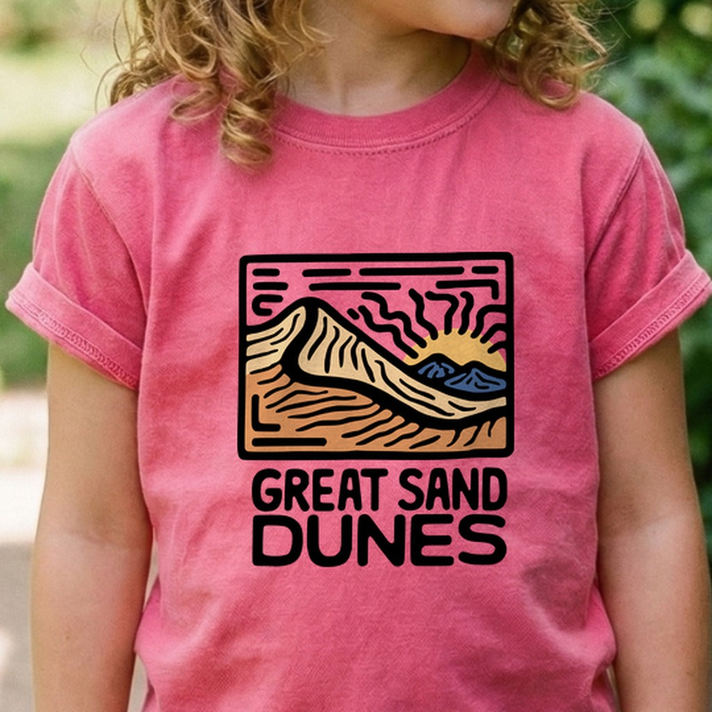Great Sand Dunes National Park Kids Cotton T-Shirt