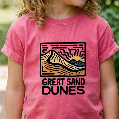 Great Sand Dunes National Park Kids Cotton T-Shirt
