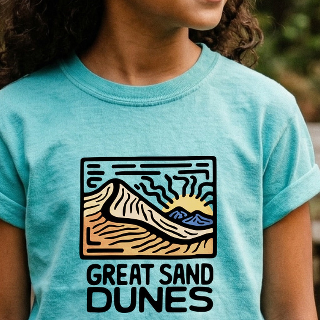 Great Sand Dunes National Park Kids Cotton T-Shirt