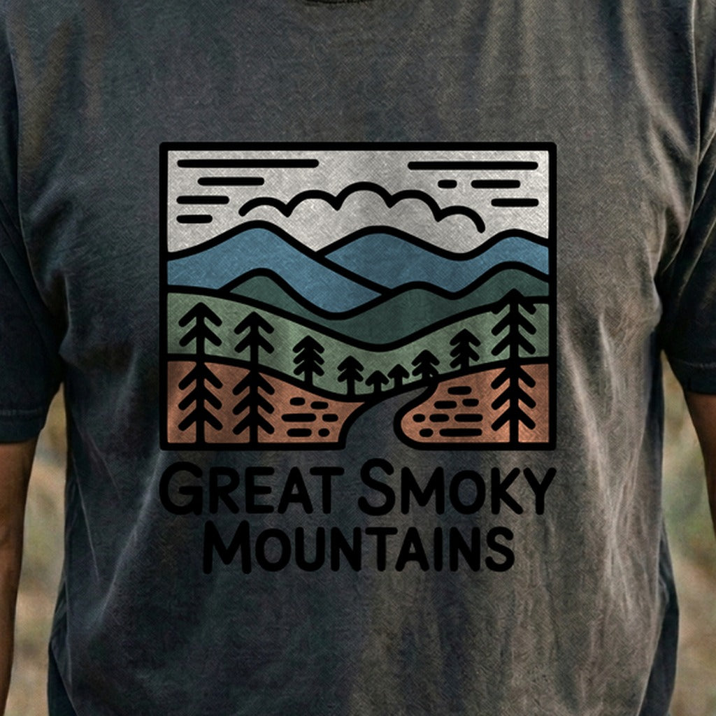 Great Smoky Mountains National Park Cotton T-Shirt