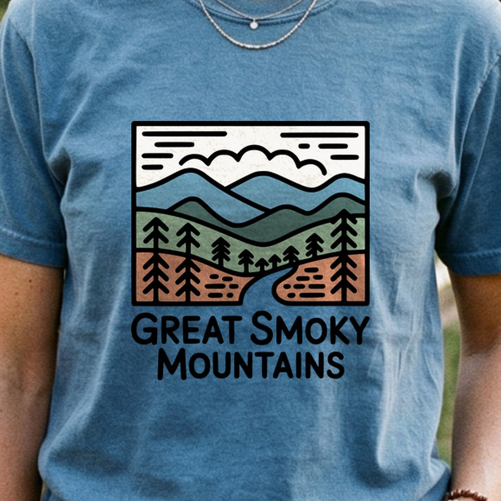 Great Smoky Mountains National Park Cotton T-Shirt