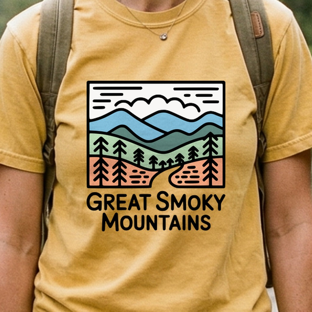 Great Smoky Mountains National Park Cotton T-Shirt