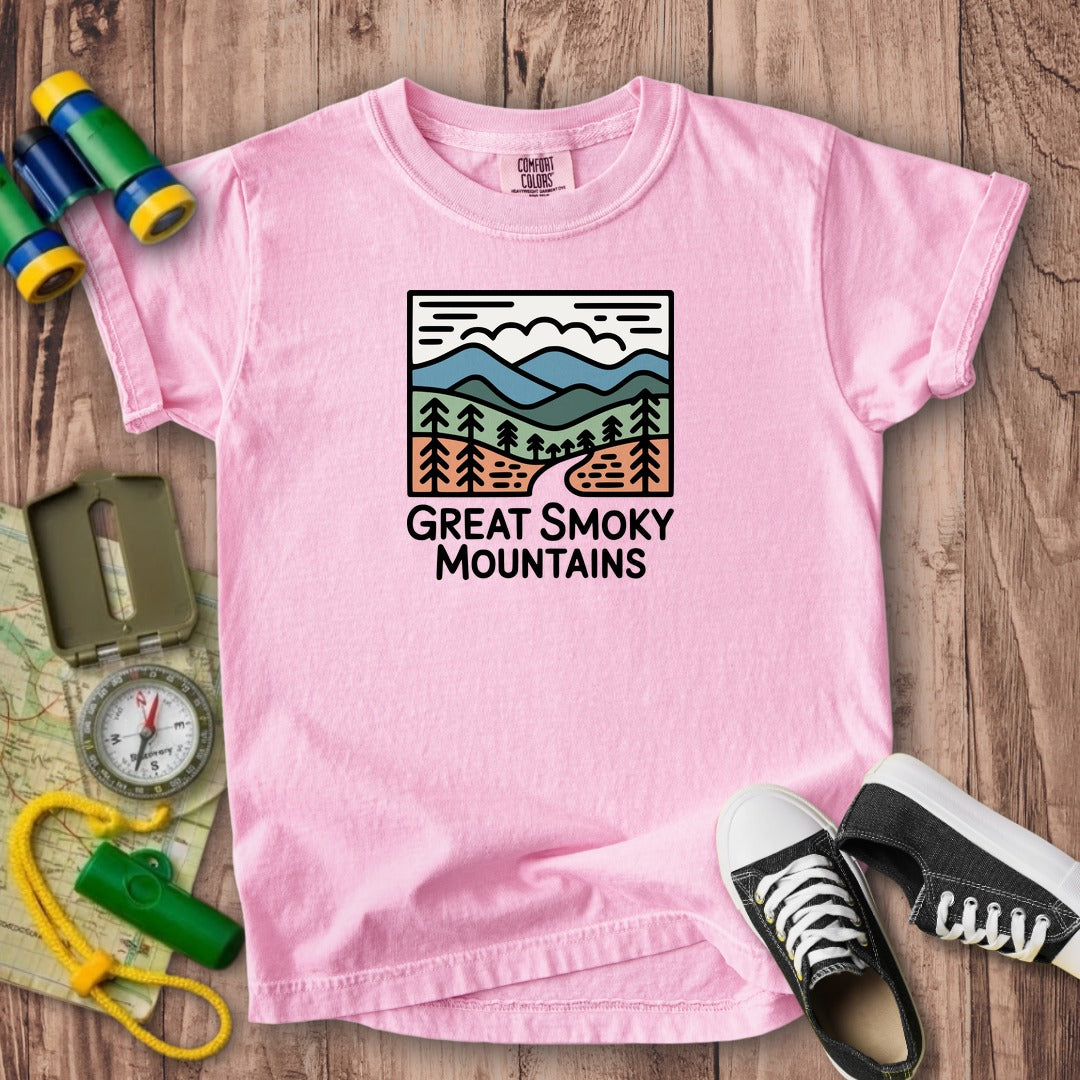 Great Smoky Mountains National Park Kids Cotton T-Shirt