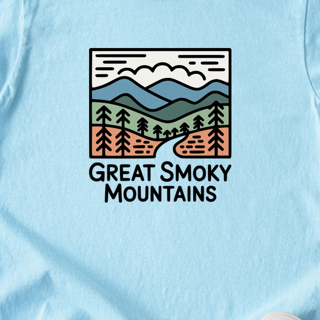 Great Smoky Mountains National Park Kids Cotton T-Shirt