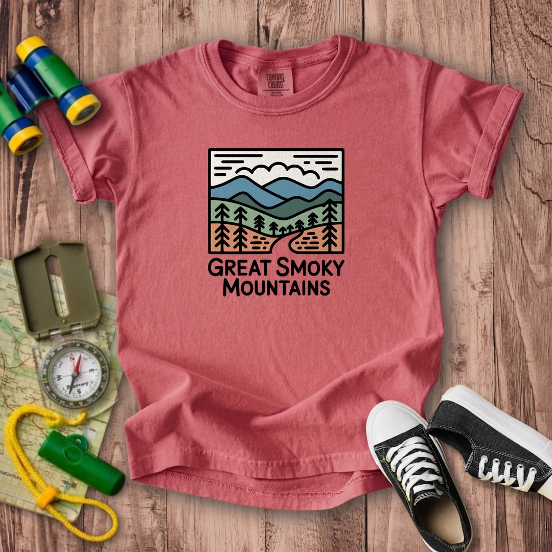 Great Smoky Mountains National Park Kids Cotton T-Shirt