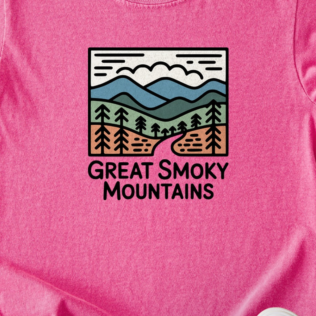Great Smoky Mountains National Park Kids Cotton T-Shirt