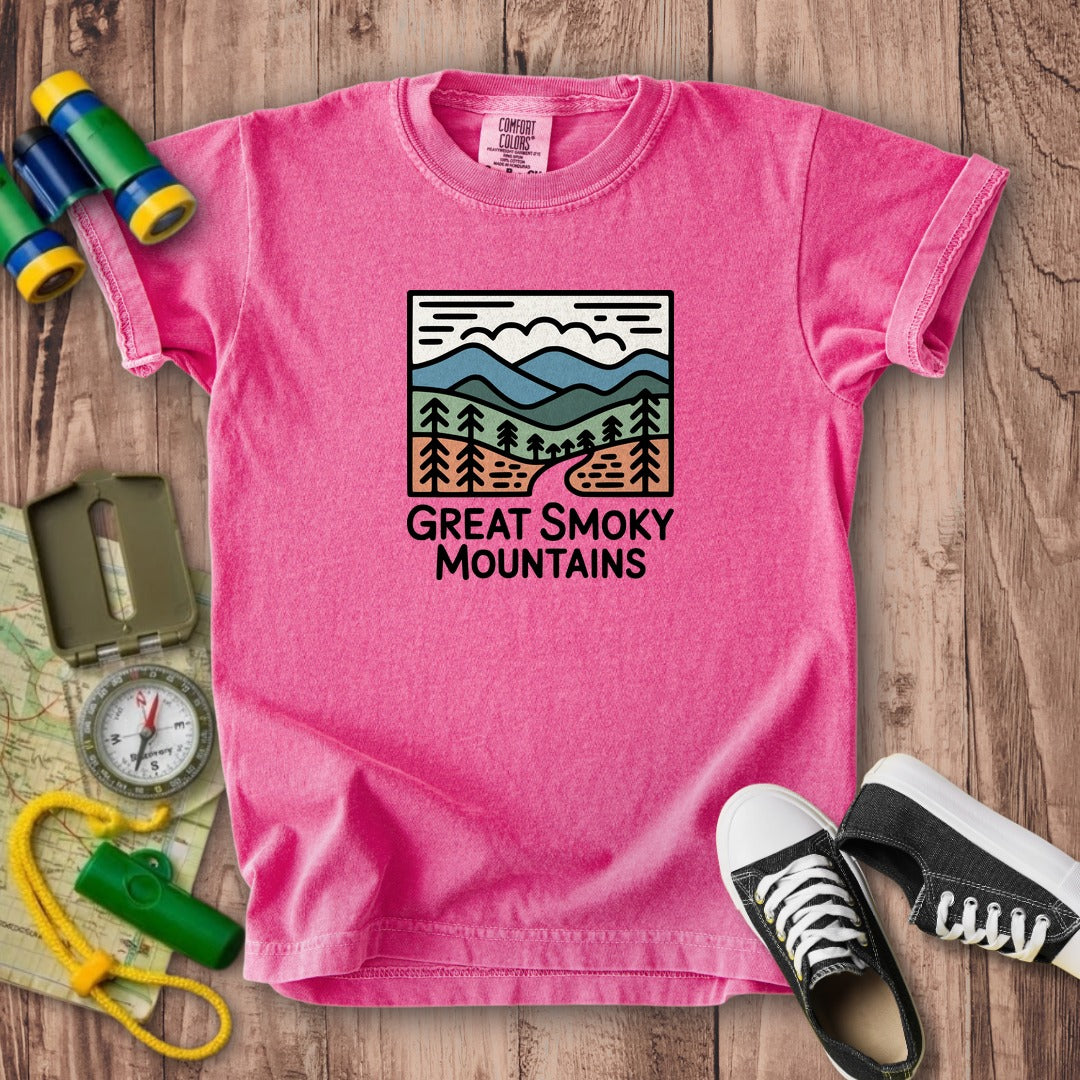 Great Smoky Mountains National Park Kids Cotton T-Shirt