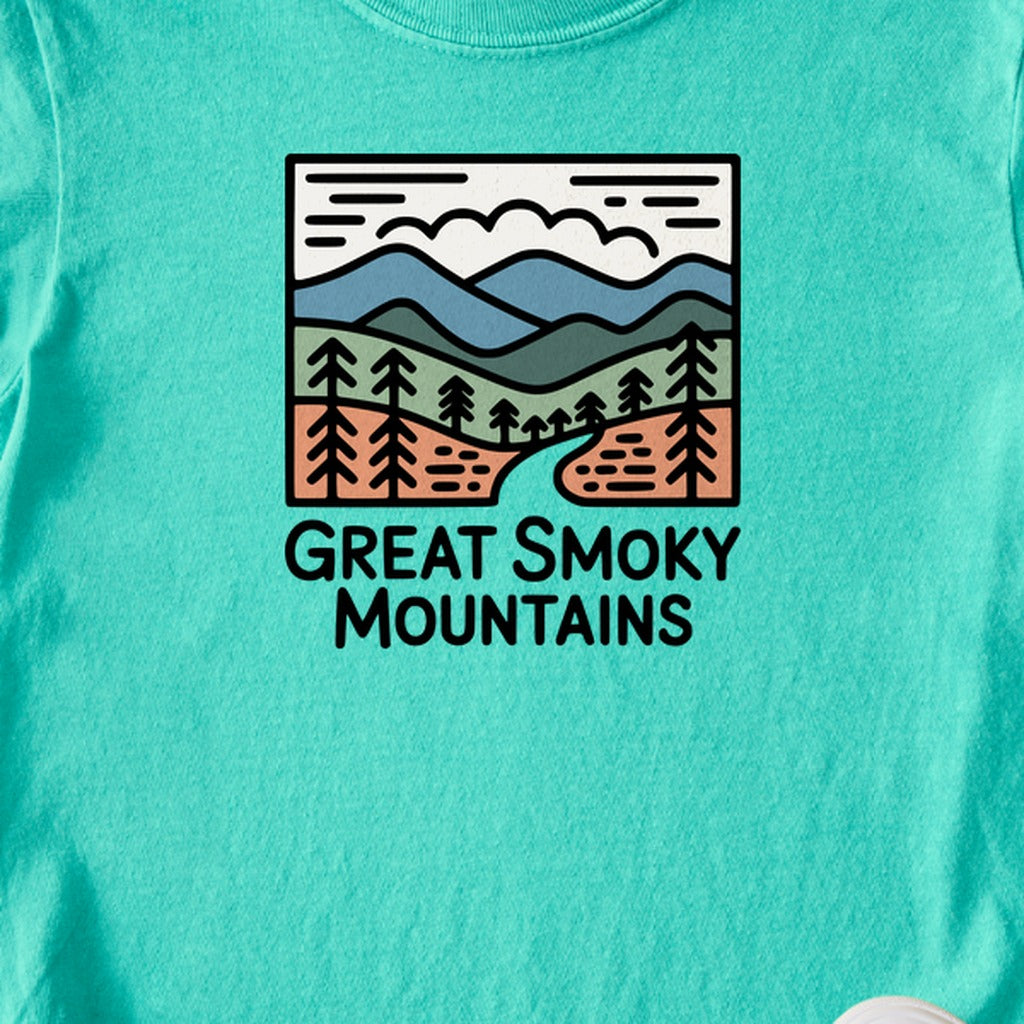 Great Smoky Mountains National Park Kids Cotton T-Shirt