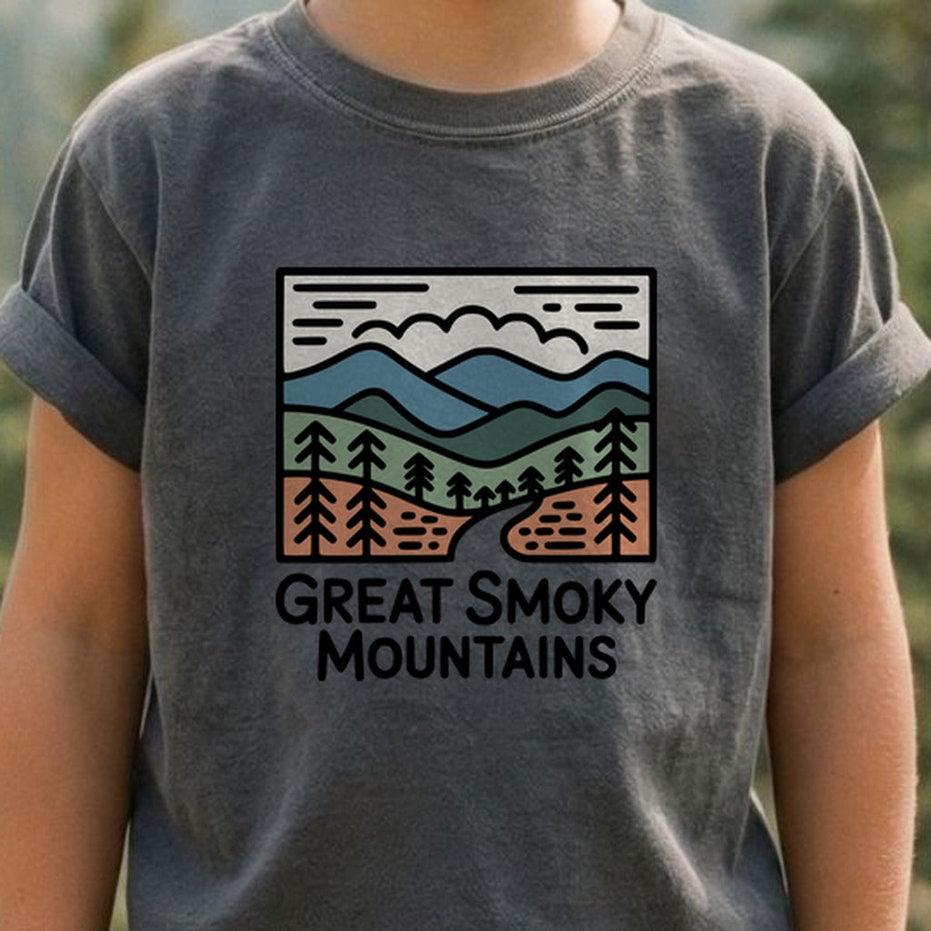 Great Smoky Mountains National Park Kids Cotton T-Shirt