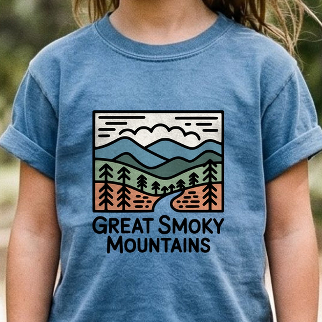 Great Smoky Mountains National Park Kids Cotton T-Shirt