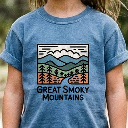 Great Smoky Mountains National Park Kids Cotton T-Shirt