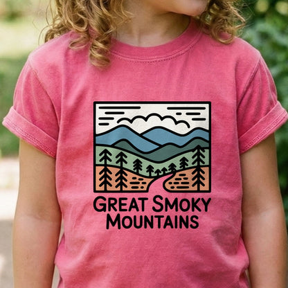 Great Smoky Mountains National Park Kids Cotton T-Shirt