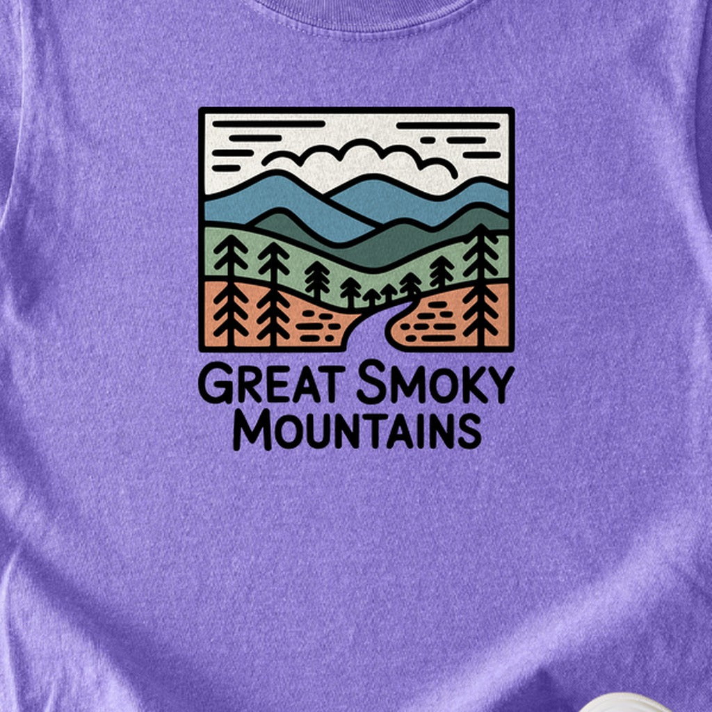 Great Smoky Mountains National Park Kids Cotton T-Shirt