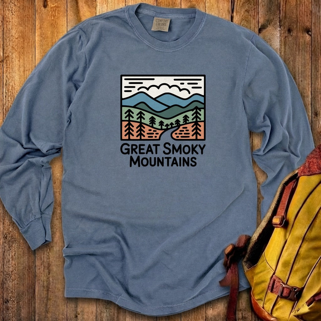 Great Smoky Mountains National Park Cotton Long Sleeve