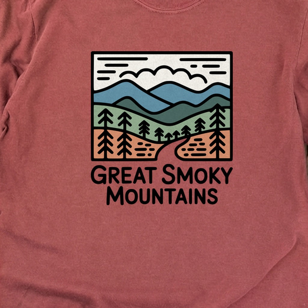 Great Smoky Mountains National Park Cotton Long Sleeve