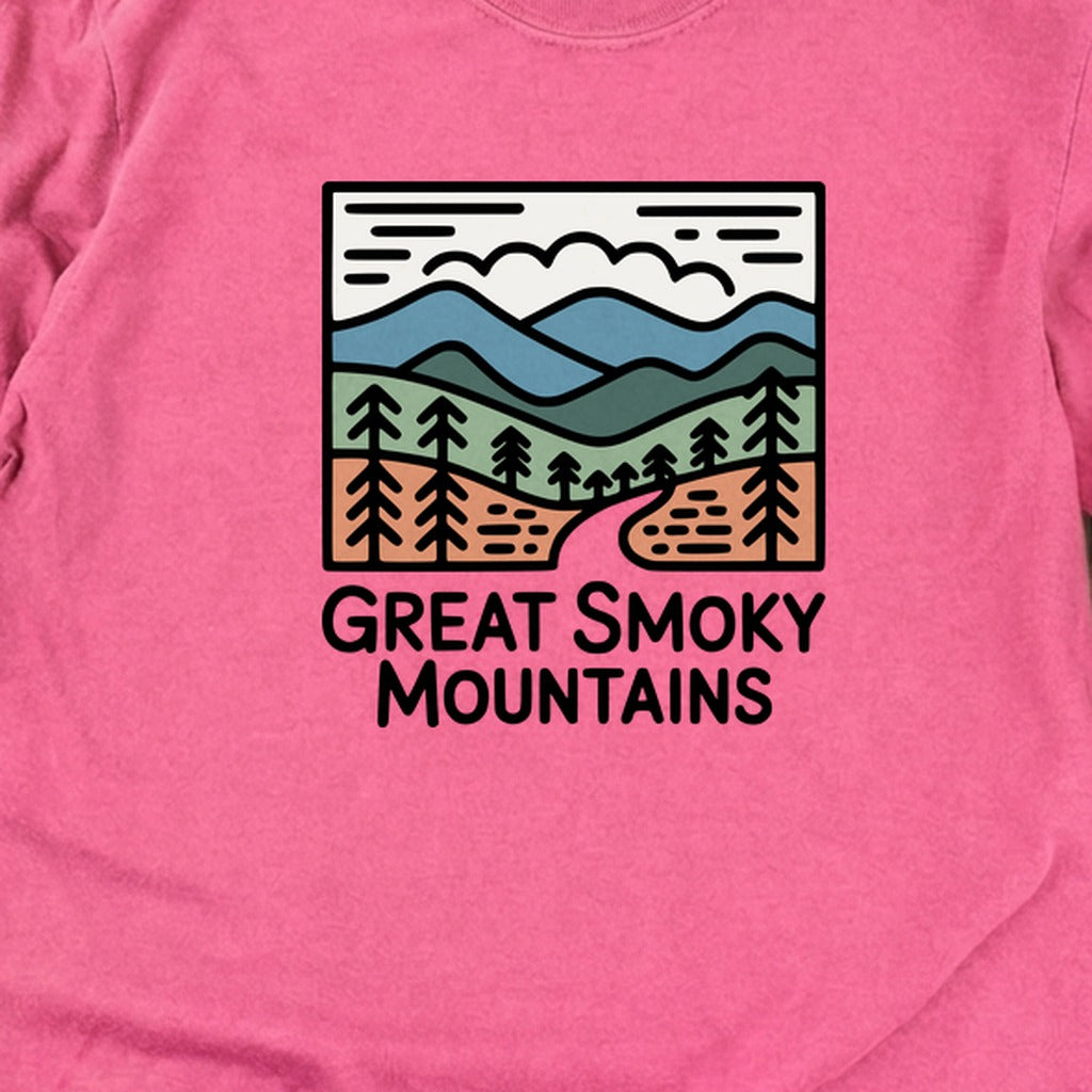 Great Smoky Mountains National Park Cotton Long Sleeve