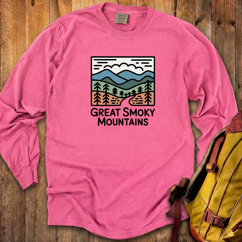 Great Smoky Mountains National Park Cotton Long Sleeve