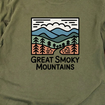 Great Smoky Mountains National Park Cotton Long Sleeve