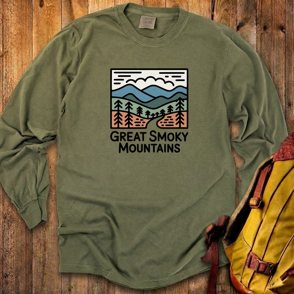 Great Smoky Mountains National Park Cotton Long Sleeve