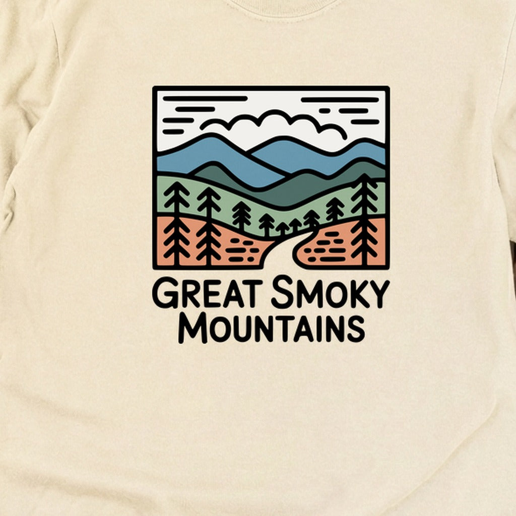 Great Smoky Mountains National Park Cotton Long Sleeve