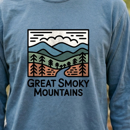 Great Smoky Mountains National Park Cotton Long Sleeve