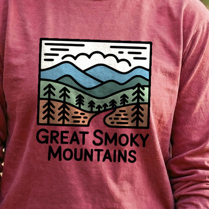 Great Smoky Mountains National Park Cotton Long Sleeve