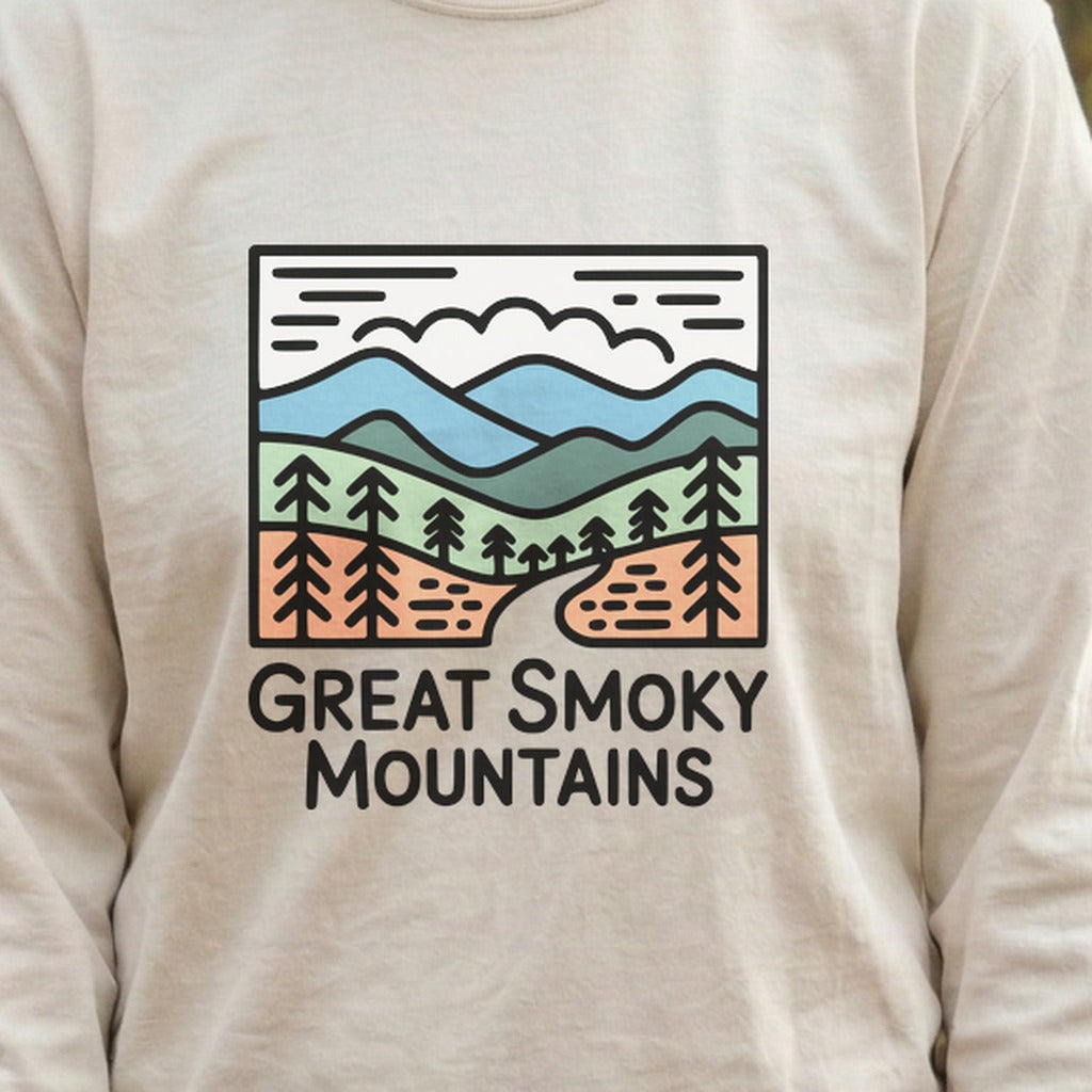 Great Smoky Mountains National Park Cotton Long Sleeve