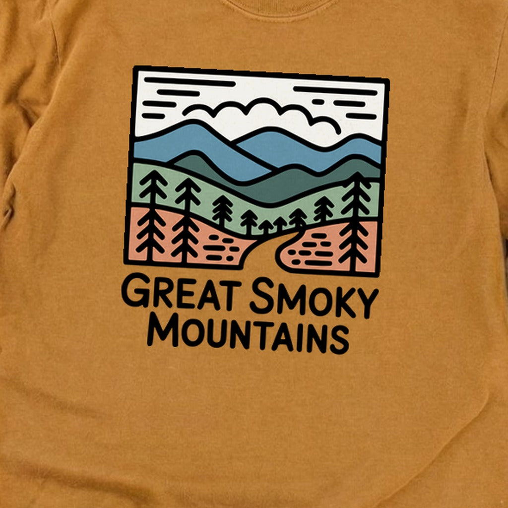Great Smoky Mountains National Park Cotton Long Sleeve