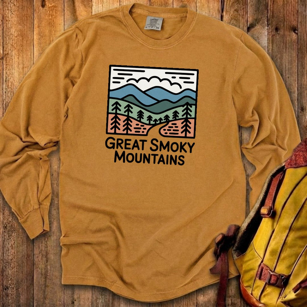 Great Smoky Mountains National Park Cotton Long Sleeve