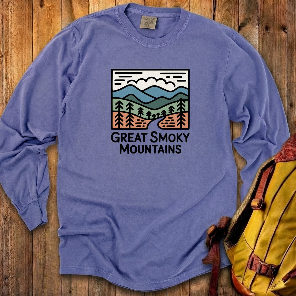 Great Smoky Mountains National Park Cotton Long Sleeve