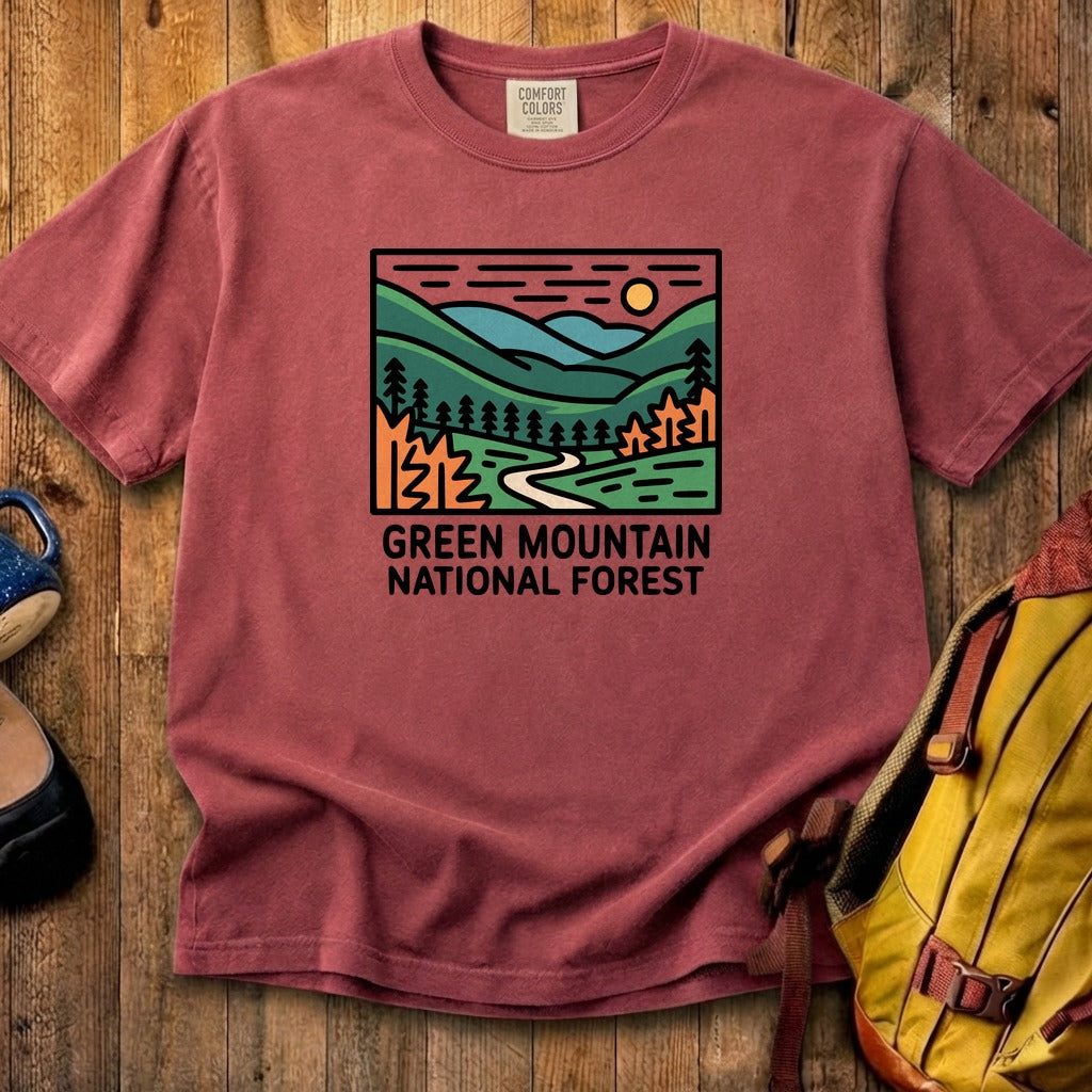 Green Mountain National Forest Cotton T-Shirt