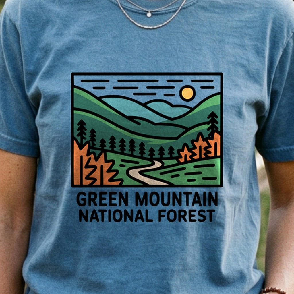 Green Mountain National Forest Cotton T-Shirt