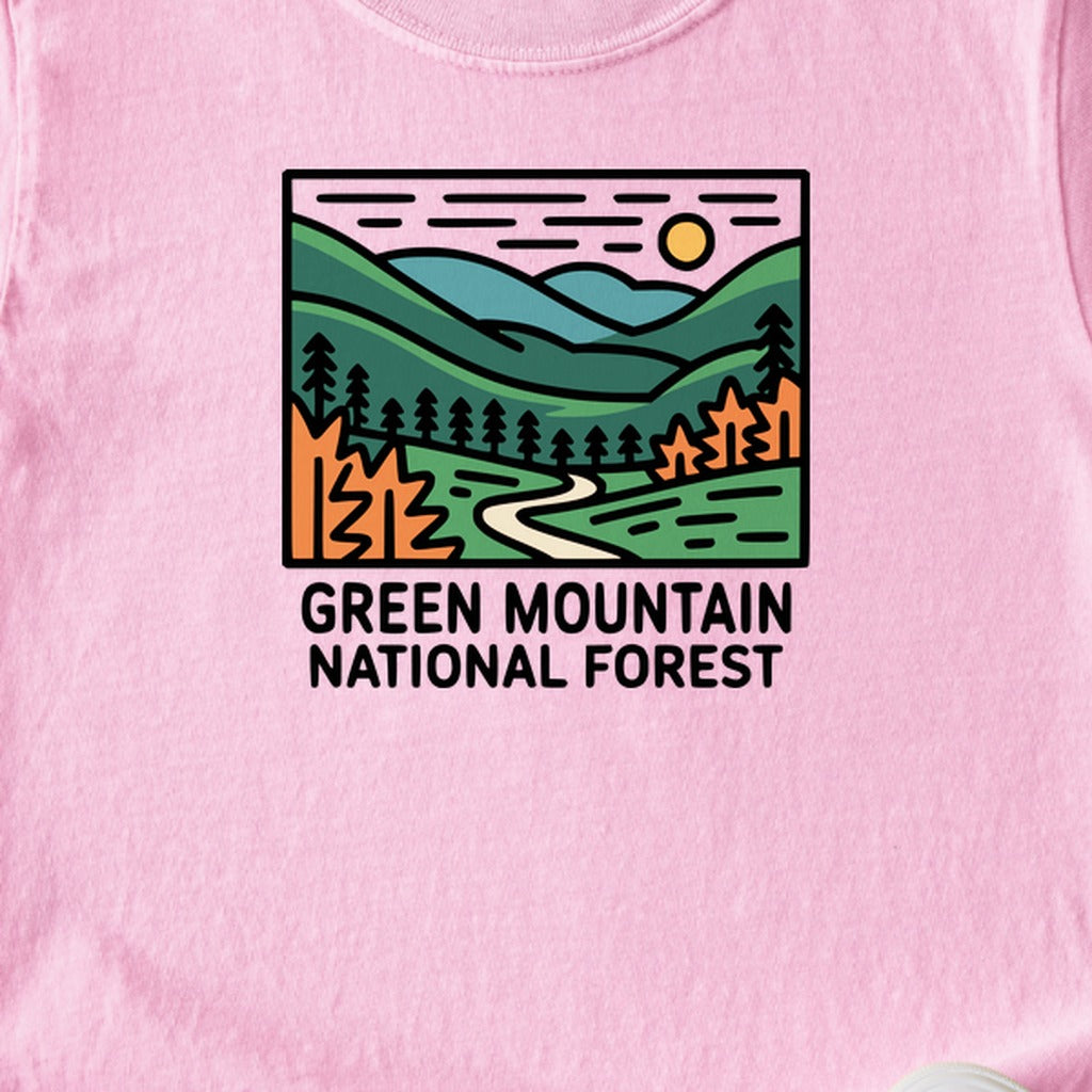 Green Mountain National Forest Kids Cotton T-Shirt