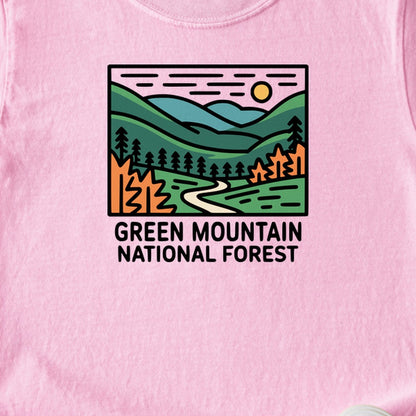 Green Mountain National Forest Kids Cotton T-Shirt