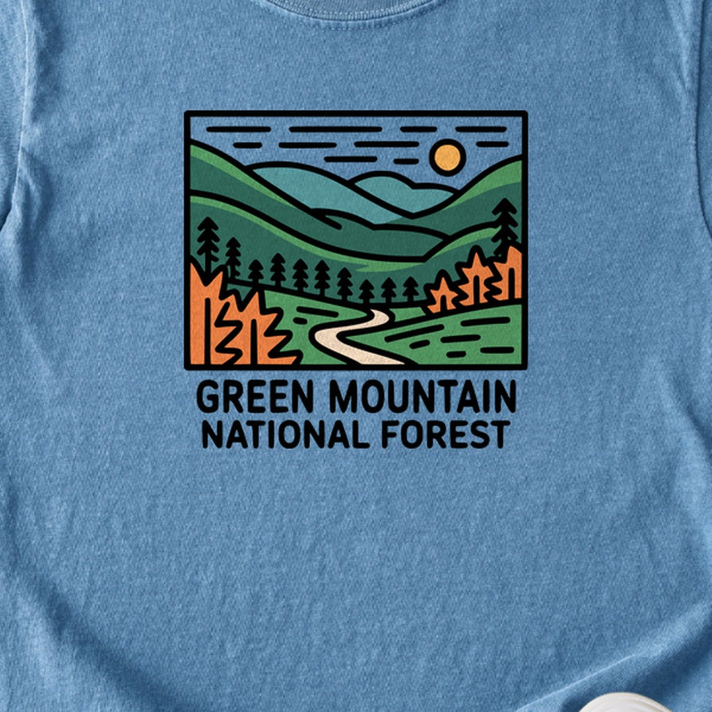 Green Mountain National Forest Kids Cotton T-Shirt