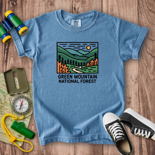 Green Mountain National Forest Kids Cotton T-Shirt