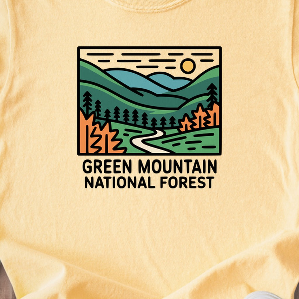 Green Mountain National Forest Kids Cotton T-Shirt