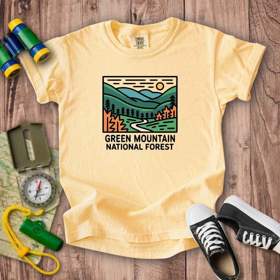 Green Mountain National Forest Kids Cotton T-Shirt