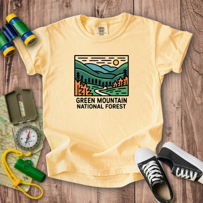 Green Mountain National Forest Kids Cotton T-Shirt