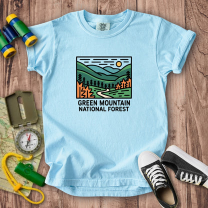 Green Mountain National Forest Kids Cotton T-Shirt